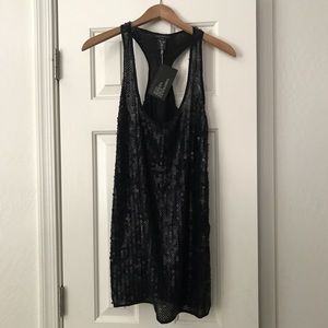 Urban Behavior Black Sequin Cocktail Dress